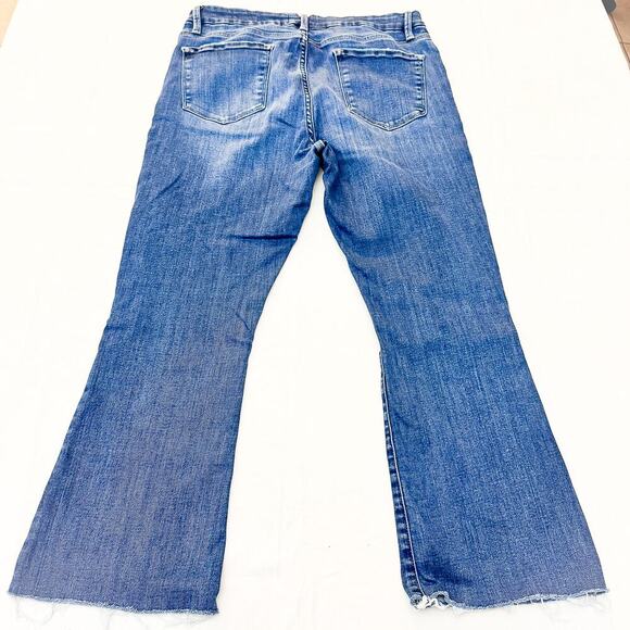 Frame Le Crop Mini Boot Lupine LCMBRA865 Denim Jeans Size 33 - Picture 3 of 8